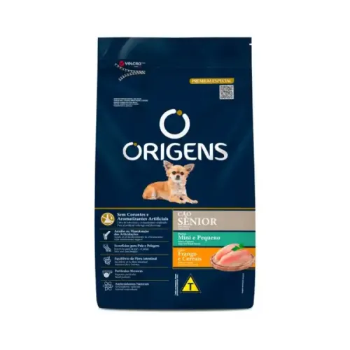 Origens cao senio pp fg/cer 3kg