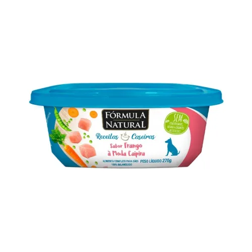 Formula Natural Receita Caseira Frango à Moda Caipira 270g