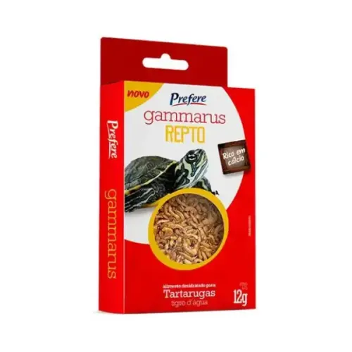 Alimento Para Cágado Tigre DÁgua Prefere Gammarus Repto 12 g
