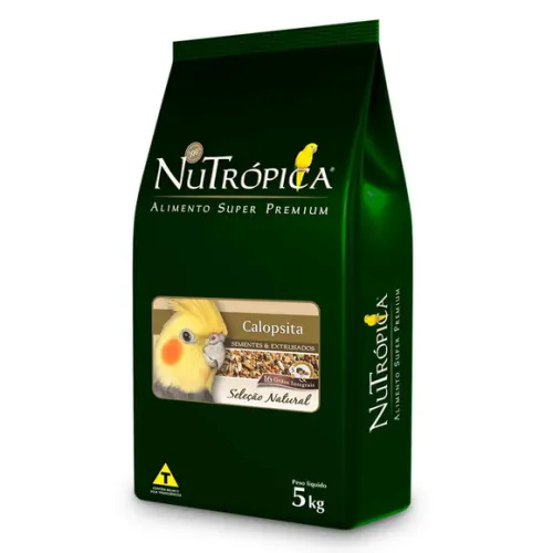 Ração Nutrópica Sementes e Extrusados Natural para Calopsitas 5 kg