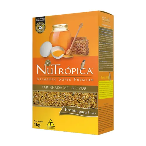 Ração Nutrópica Farinhada Mel e Ovos 1 kg