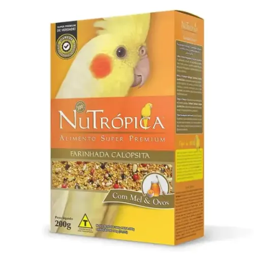 Farinhada Nutrópica para Calopsita à Base de Mel e Ovos 200g