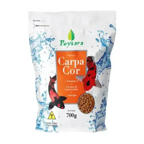 Ração Carpa Cor Poytara 700 g