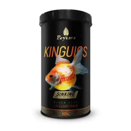 Ração Kinguio Black Line Sinking Poytara 500 g