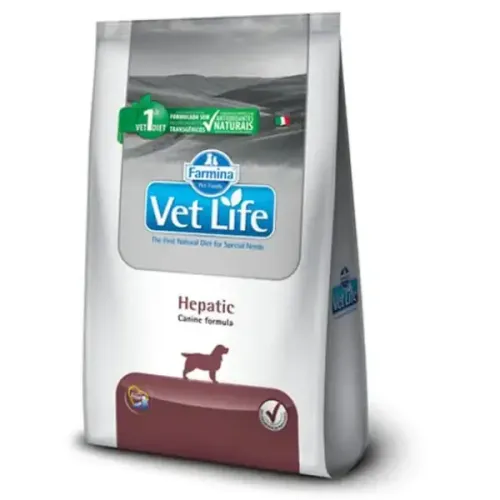 Vet Life Natural Hepatic para Cães 2kg