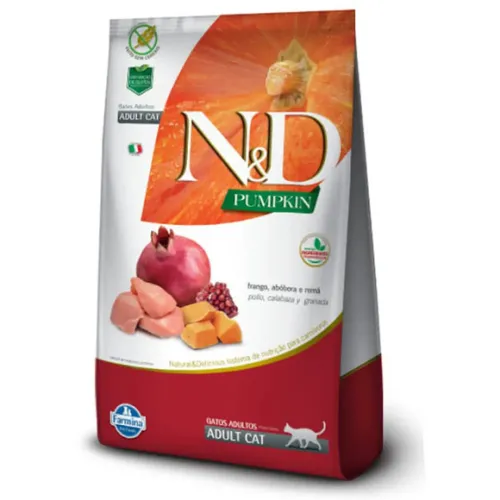 Farmina N&D Pumpkin Gatos Adultos Frango e Romã 400 g