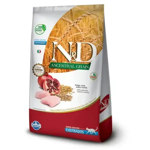 Farmina N&D Ancestral Grain Gatos Adultos Castrados 400 g