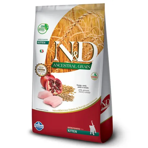 Farmina N&D Ancestral Grain Gatos Filhotes Frango 400 g