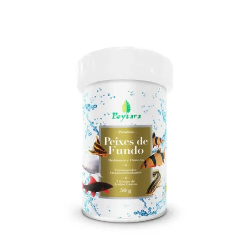 Ração para Peixes de Fundo Poytara 50 g