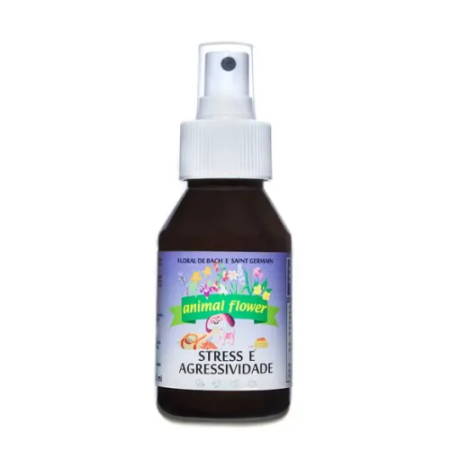 Floral Vet Spray Stress e Agressividade Animal Flower 100ml