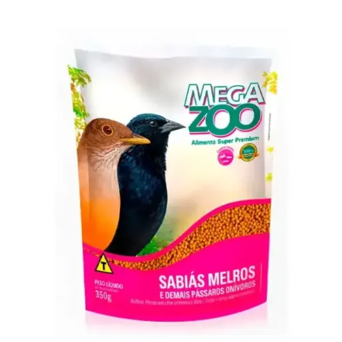 Ração para Trinca-ferros e Sabiás Megazoo 350 g
