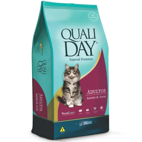 Qualiday Gatos Adultos Salmão 1 kg