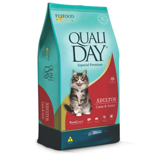 Qualiday Gatos Adultos Carne 1 kg