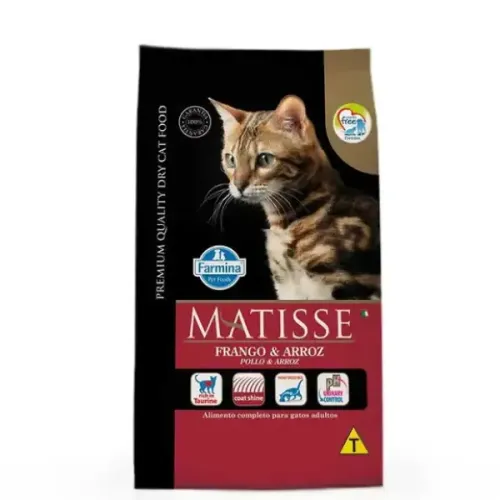 Matisse Gatos Adultos Frango e Arroz 800g
