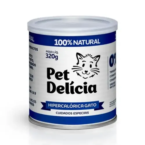 Ração Úmida Pet Delícia Gatos Hipercalórica 320 g