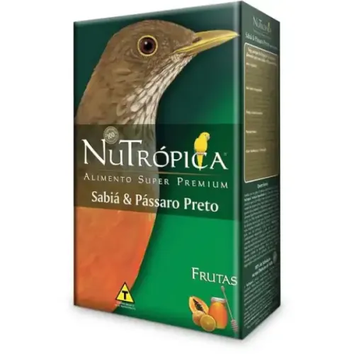 Ração Nutrópica para Sabiá e Pássaro Preto 300 g