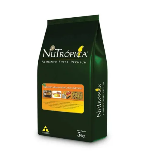 Ração Nutrópica Farinhada Mel, Ovos e Frutas 5 kg