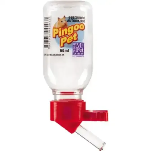 Bebedouro Plástico para Hamster TudoPet 60 ml