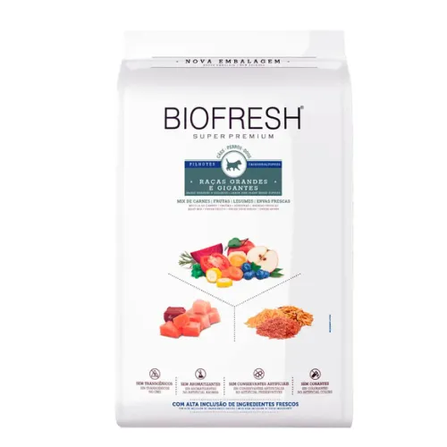 Biofresh Cães Filhotes Raças Grandes e Gigantes 15 kg