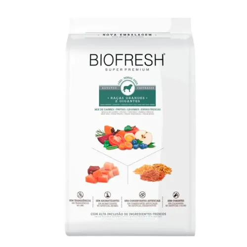 Biofresh Cães Castrados Raças Grandes e Gigantes 15 kg