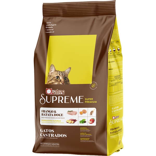 Quatree Supreme Gato Castrado Frango 3 Kg