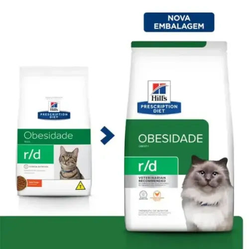 Hills Prescriptions Diet R/D Gatos Adultos Obesos Redução de Peso 1,5 kg