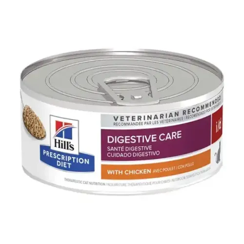 Ração Úmida Hills Prescription Diet I/D Gatos Cuidado Digestivo Frango e Vegetais 82 g