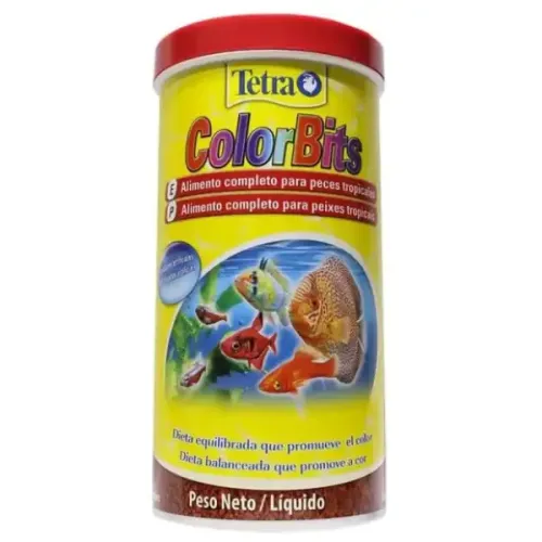 Ração Tetra Colors Bits Granules Alimento Colorante 75 g