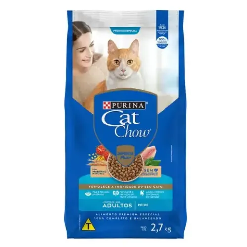 Cat Chow Adultos Peixe 2,7 kg