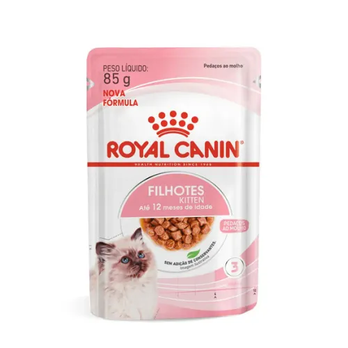Ração Úmida Royal Canin Kitten Gatos Filhotes 85 g