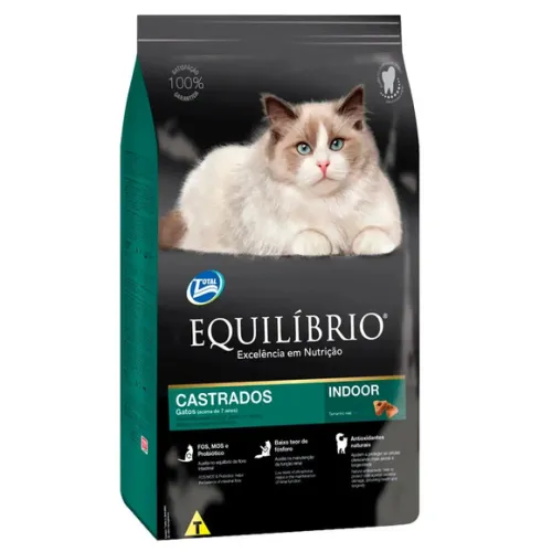 Equilíbrio Gatos Castrados Mature 1,5 kg
