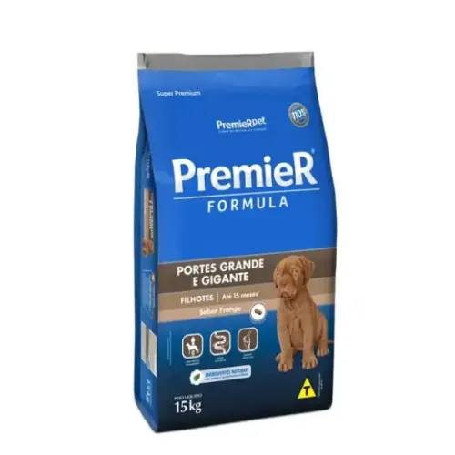 Premier Formula Cães Filhotes Raças Grandes e Gigantes Frango 15 kg