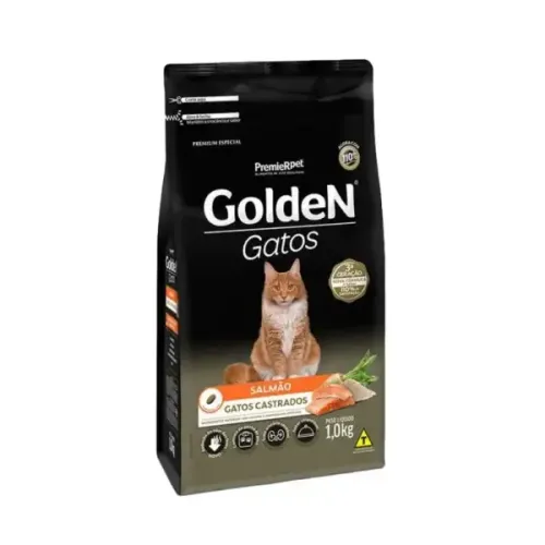 Golden Gatos Castrados Salmão 10 kg