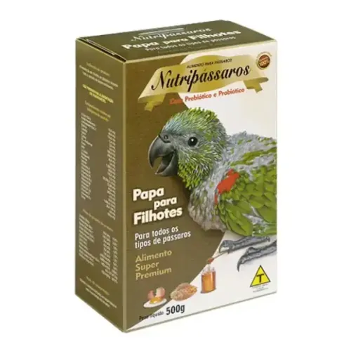 Ração Papa para Pássaros Filhotes Nutripássaros 500 g