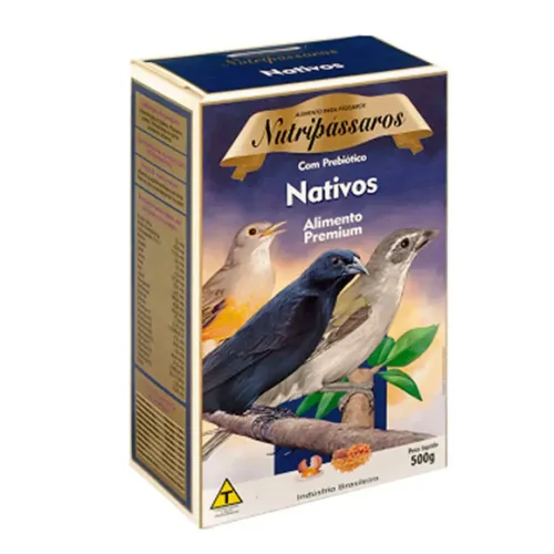 Ração para Pássaros Nativos Nutripássaros Premium 500g