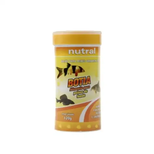 Ração Nutral para Peixes de Fundo Botia 120g