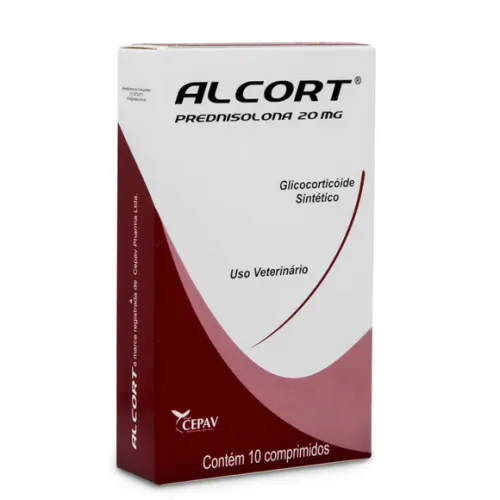 Alcort 20 mg anti-inflamatório Castel Pharma 10 comprimidos