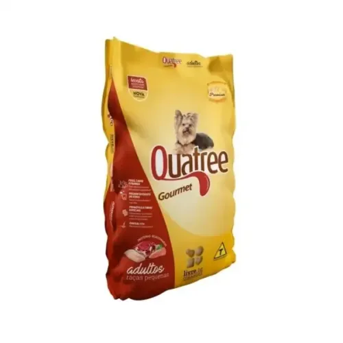 Quatree Gourmet Cães Adultos Raças Pequenas 10 Kg
