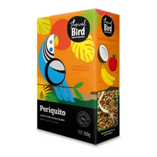 Alimento Super Premium Tropical Bird Periquito Zootekna 350g
