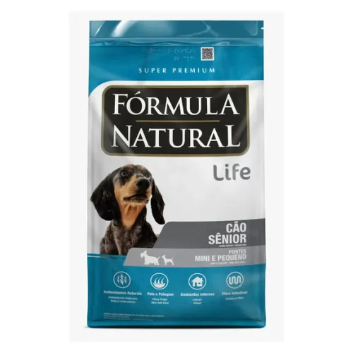 Fórmula Natural Life Para Cães Sênior Mini e Pequeno 1 kg