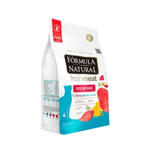Fórmula Natural Fresh Meat Gatos Castrados Carne 1 kg