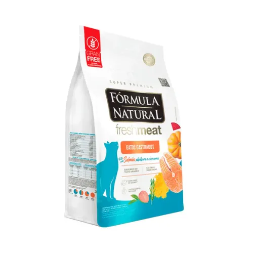 Fórmula Natural Fresh Meat Gatos Castrados Salmão 1 kg