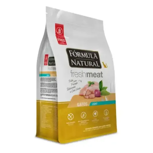 Fórmula Natural Fresh Meat Gatos Light Frango 1 kg
