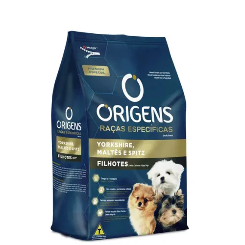 Origens Cães Filhotes Raças Específicas Yorkshire, Maltês e Spitz 10,1 kg