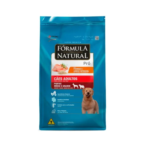 Ração Fórmula Natural Pro Cães Adultos Médio e Grande Porte 20 kg