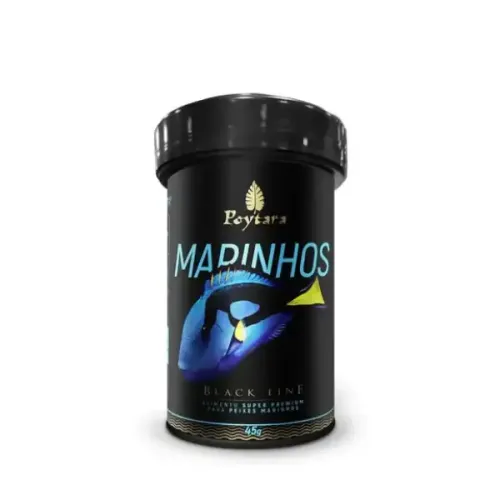 Ração para Peixes Marinhos Black Line M Poytara 45 g
