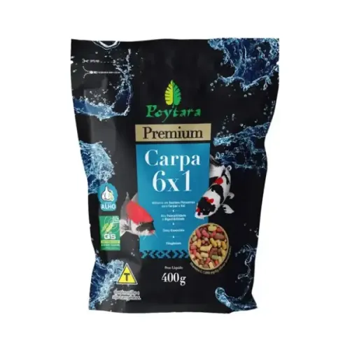 Ração para Carpa 6x1 Poytara 400 g