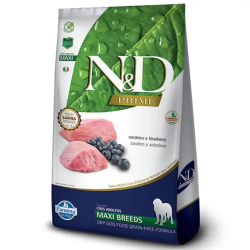 Farmina N&D Prime Cães Adultos Maxi Cordeiro 10,1 kg
