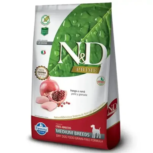 Farmina N&D Prime Cães Adultos Medium Frango 2,5 kg