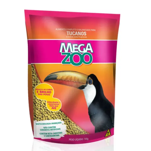Ração para Tucanos Megazoo 700 g